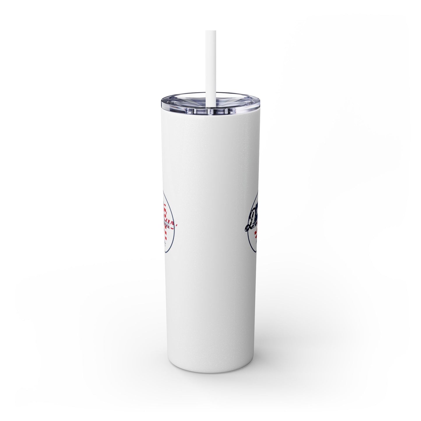 51 Stars Lacrosse Skinny Tumbler with Straw (20oz)