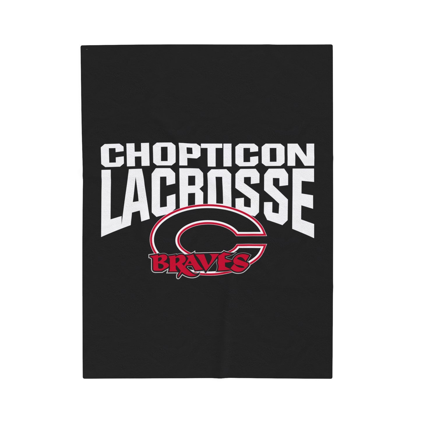Chopticon Lacrosse Velveteen Plush Blanket