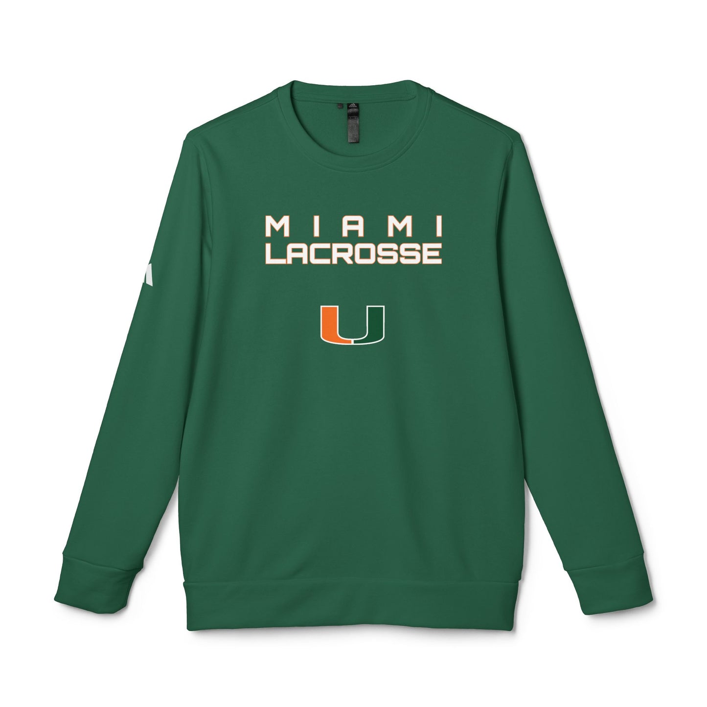 Adult Miami Lacrosse Adidas Fleece Crewneck