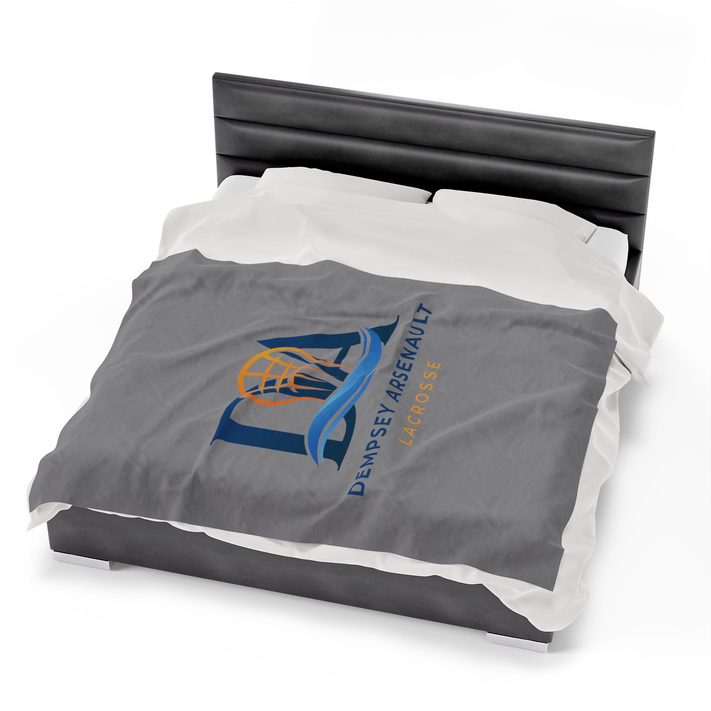 Dempsey Arsenault Lacrosse Velveteen Plush Blanket