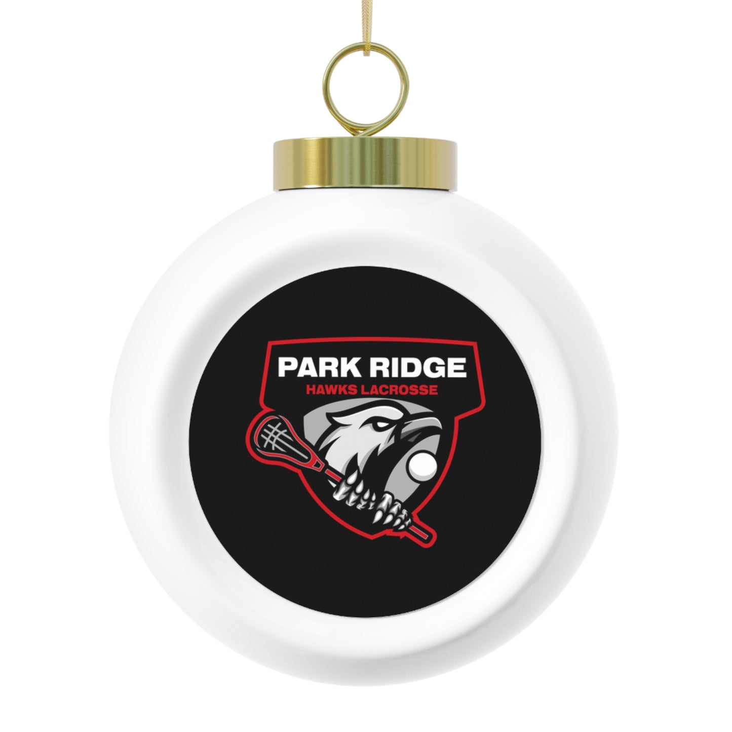 PR Lacrosse Christmas Ball Ornament