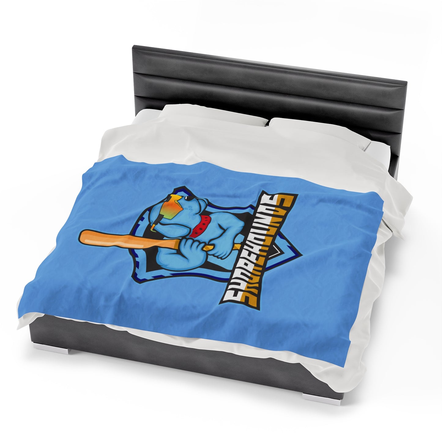 Shorehounds Softball Velveteen Plush Blanket