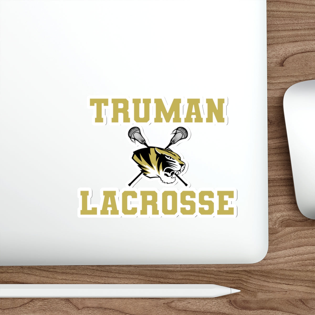 Truman Lacrosse Die-Cut Stickers