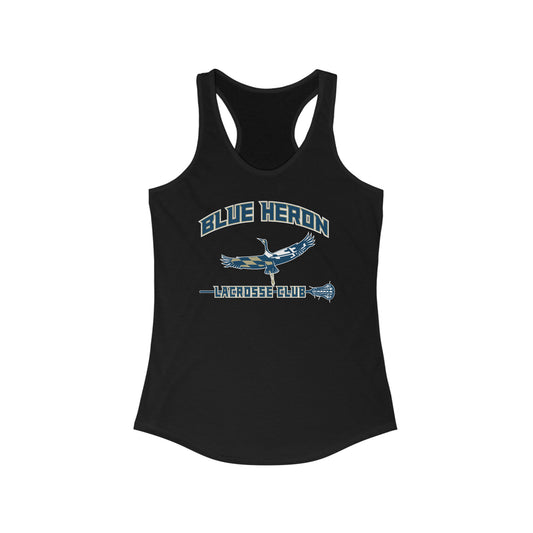 Women's Blue Heron Lax Next Level Racerback Tank