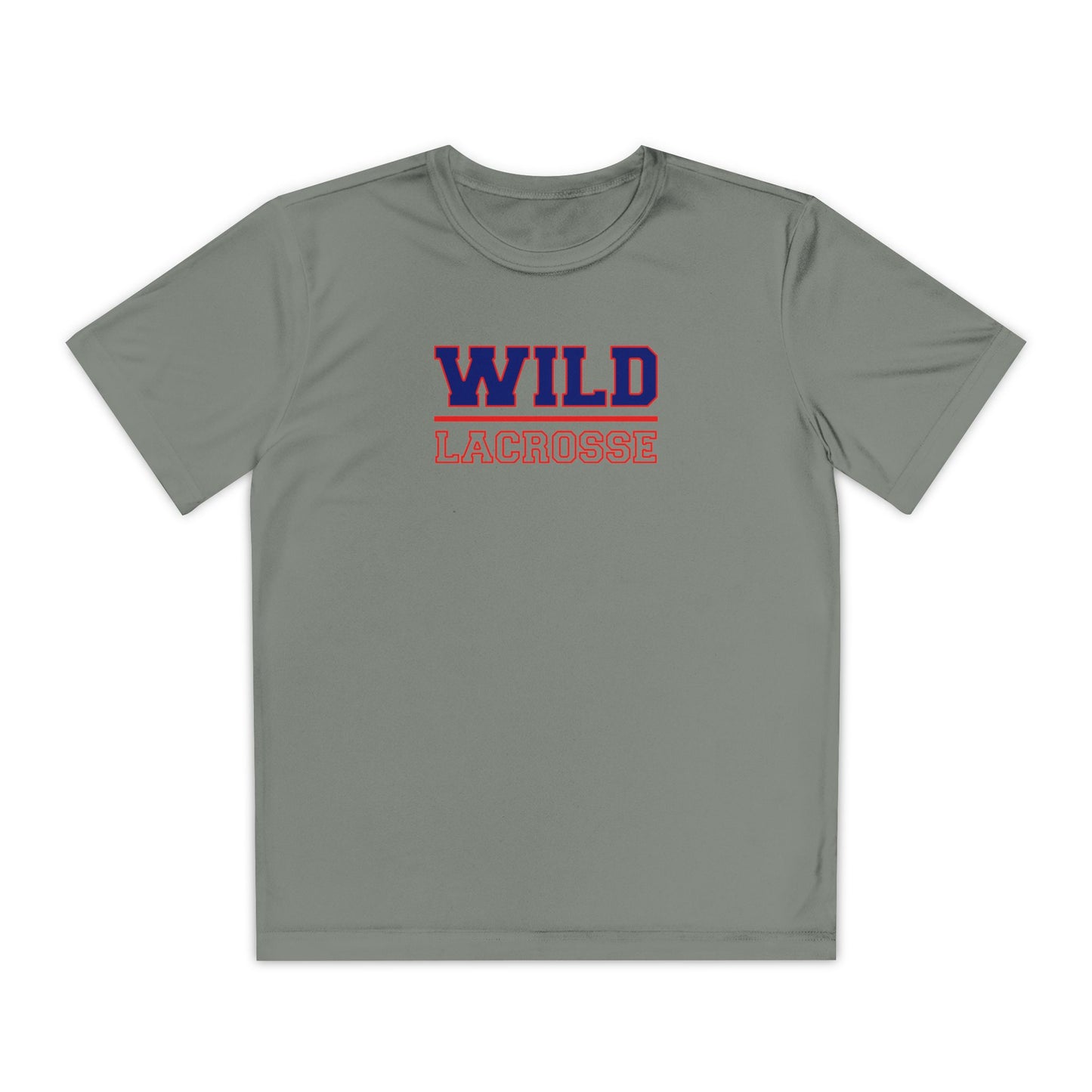 Youth Missoula Wild Lacrosse Sport-Tek Performance Tee
