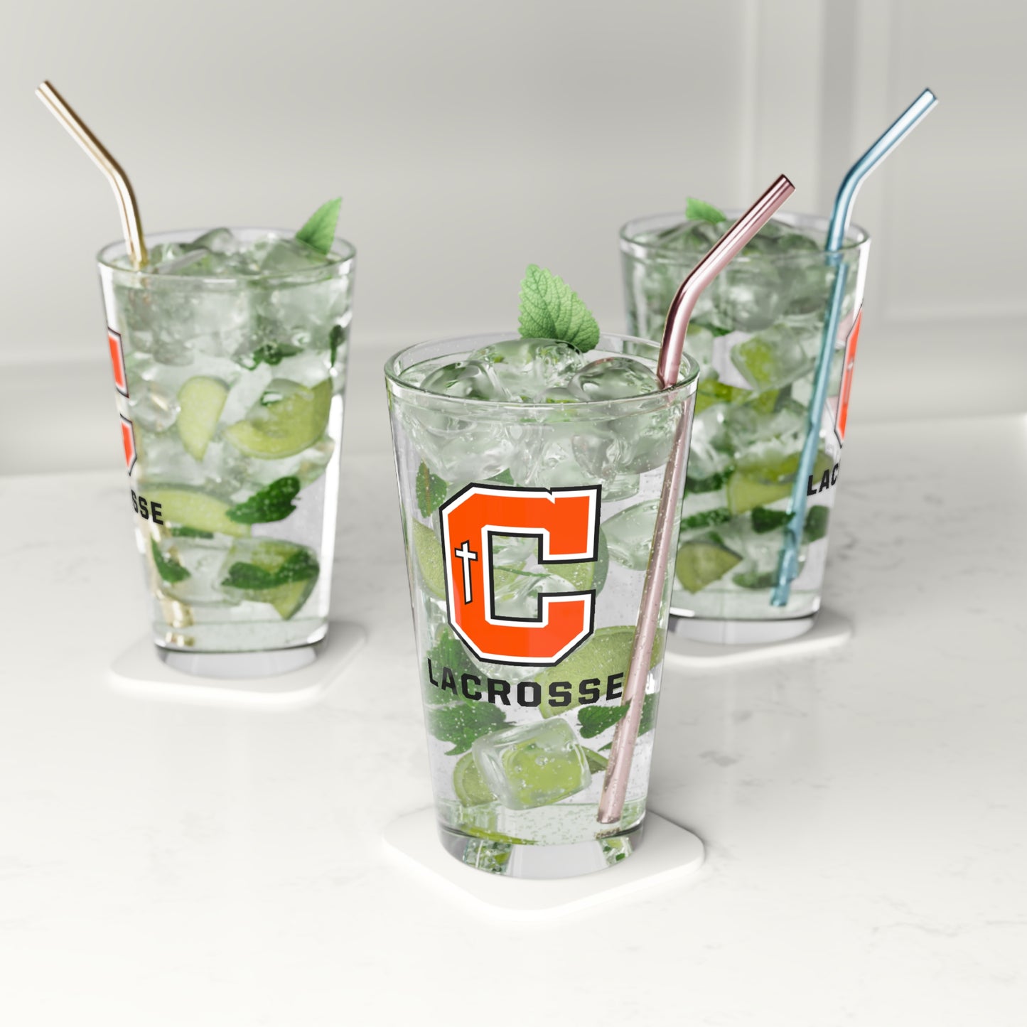 CHS Lacrosse Pint Glass