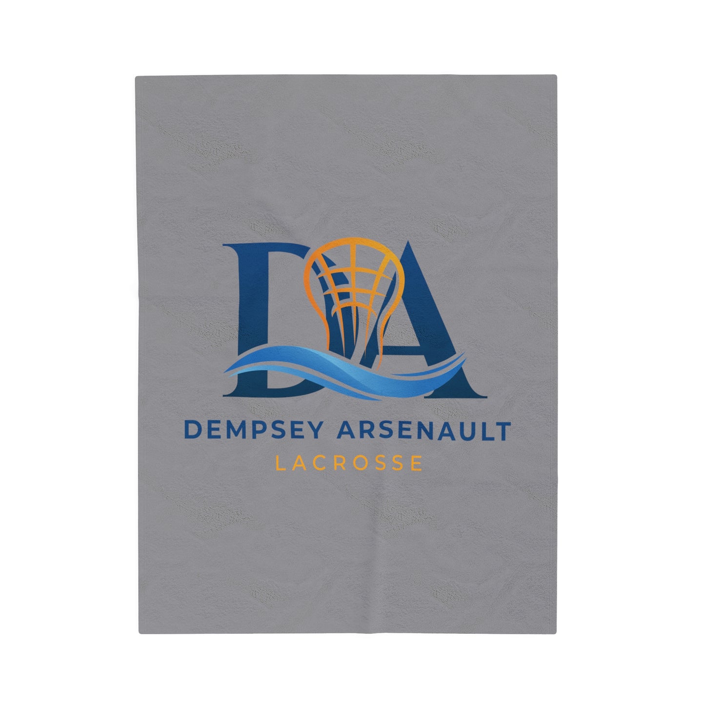 Dempsey Arsenault Lacrosse Velveteen Plush Blanket