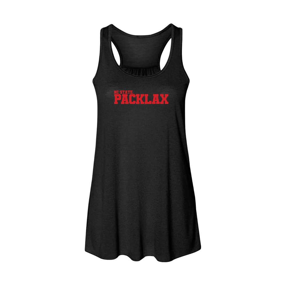 NC State PackLax Bella Canvas Tank - Black - Red Logo