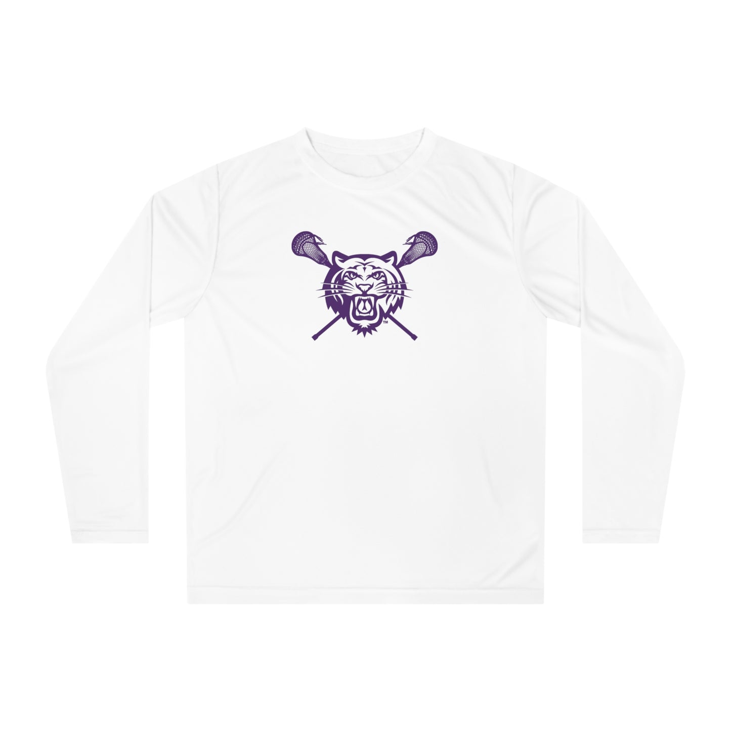 Adult Tiger Lax Team 365 Performance Long Sleeve