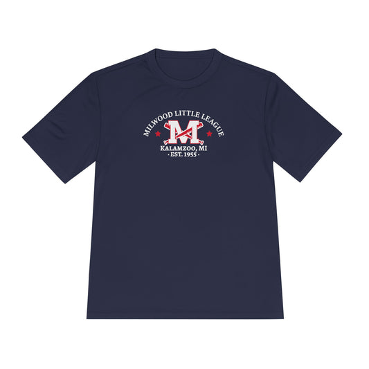 Adult Milwood Little League Sport-Tek Performance Shirt
