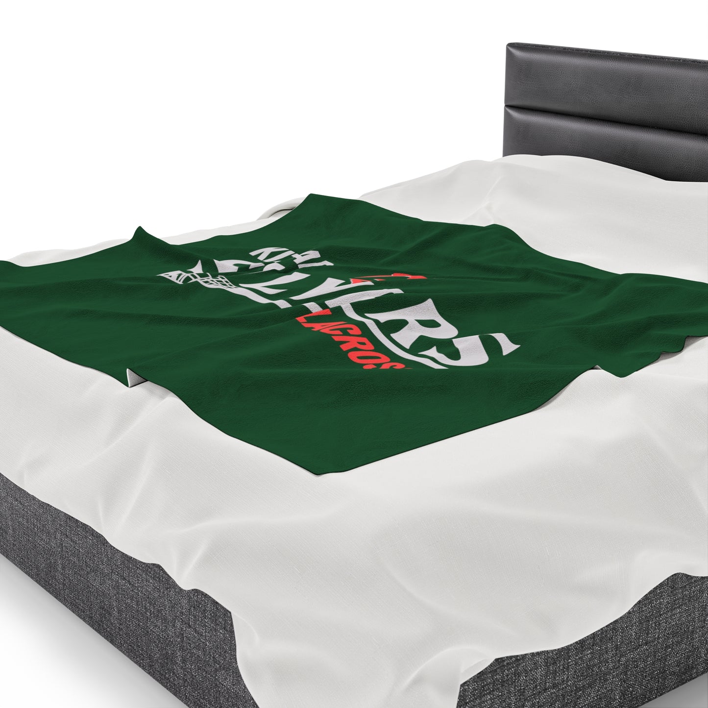 Kitsap Lacrosse Velveteen Plush Blanket