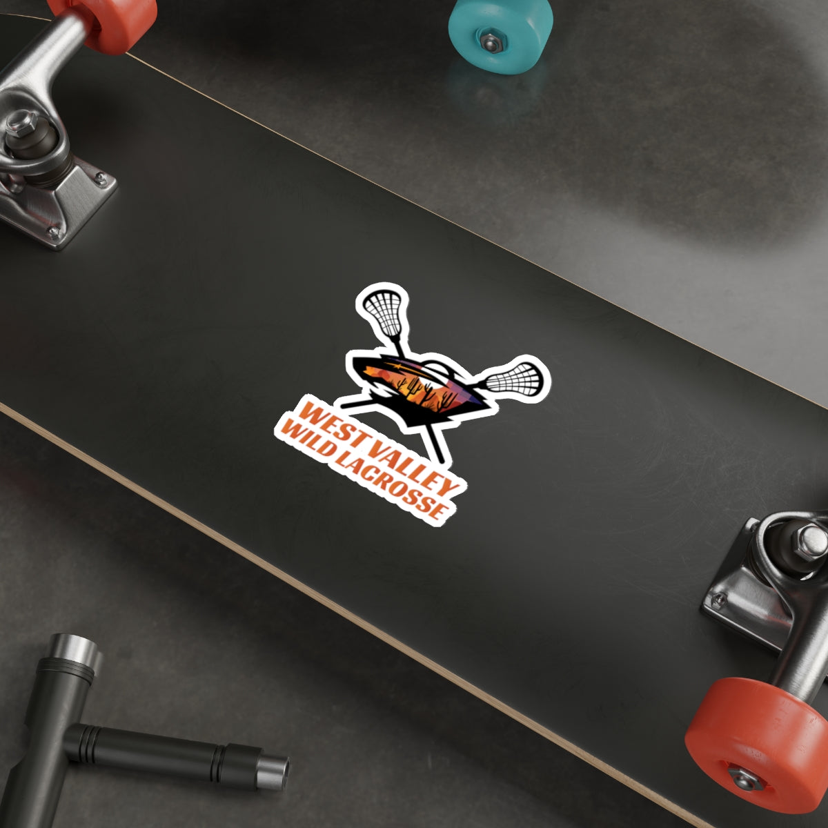 WVW Lacrosse Die-Cut Stickers