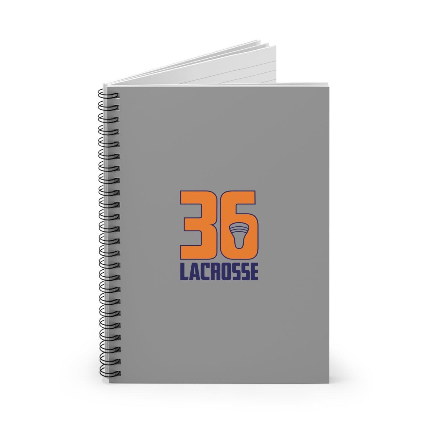 Team36 Lacrosse Spiral Notebook - Ruled Line (8" x 6")