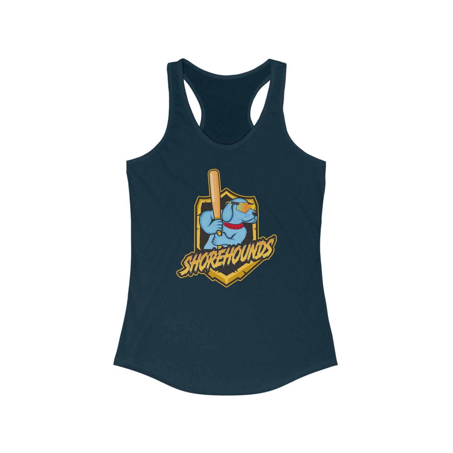 Women's Shorehounds Softball Next Level Racerback Tank
