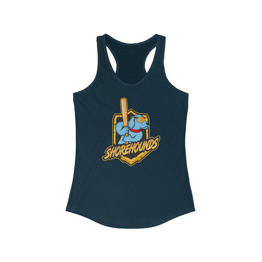 Women's Shorehounds Softball Next Level Racerback Tank