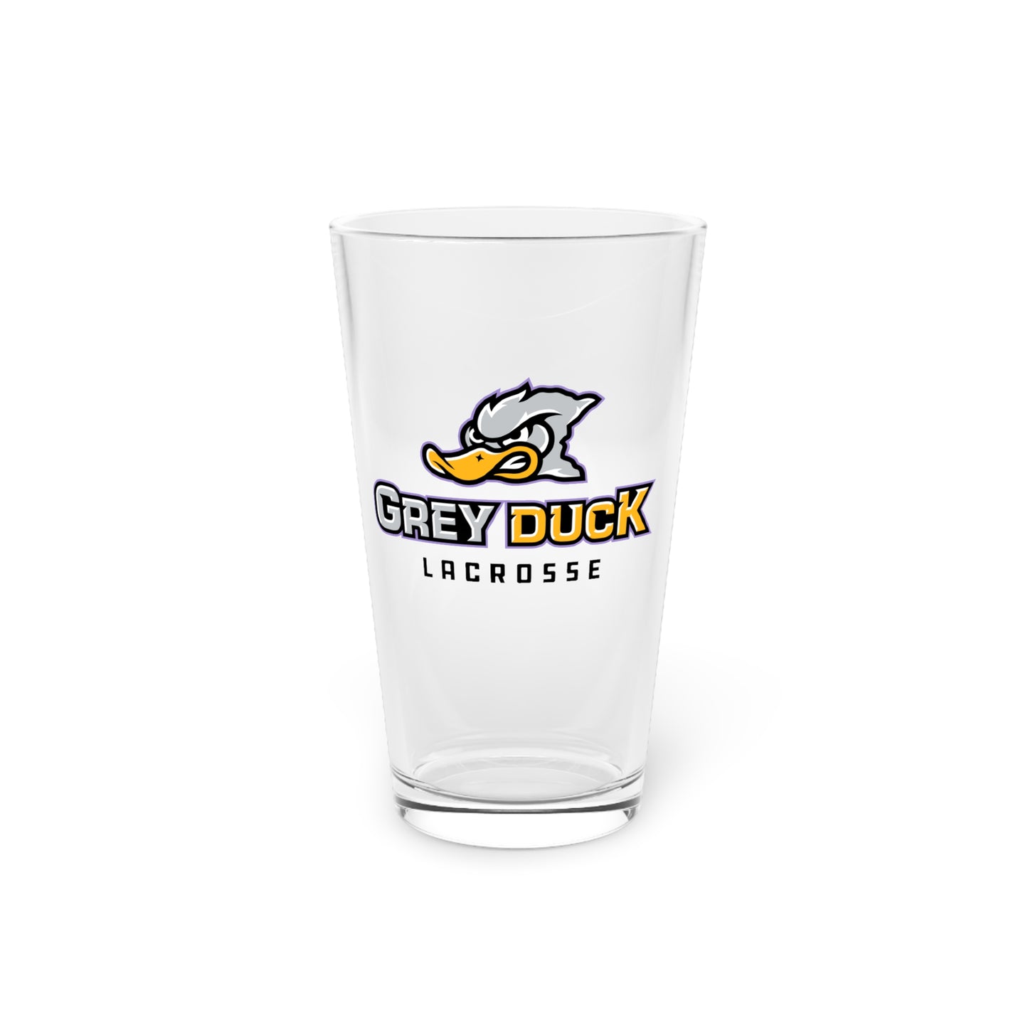 Grey Duck Lacrosse Pint Glass (16oz)