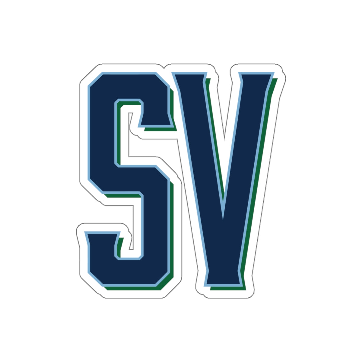 Sun Valley Lacrosse Die-Cut Sticker