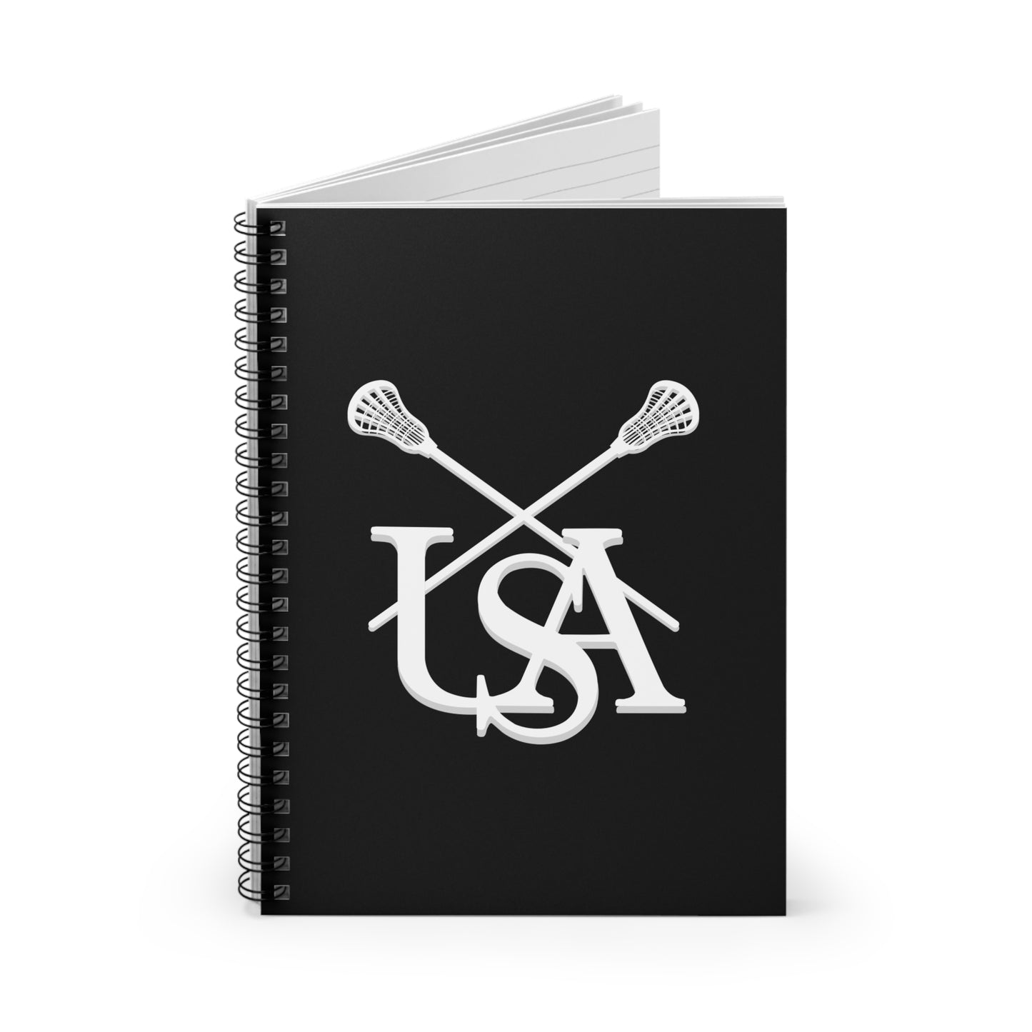USA Lacrosse Spiral Notebook - Ruled Line (8" x 6")