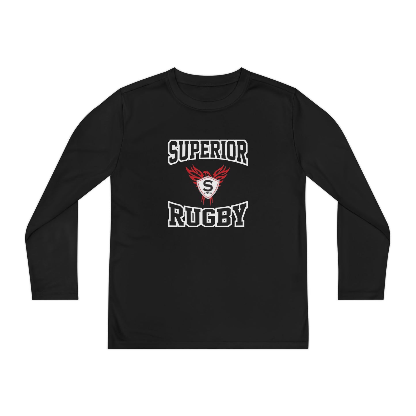 Youth Superior Rugby Football Sport-Tek Performance Long Sleeve Shirt