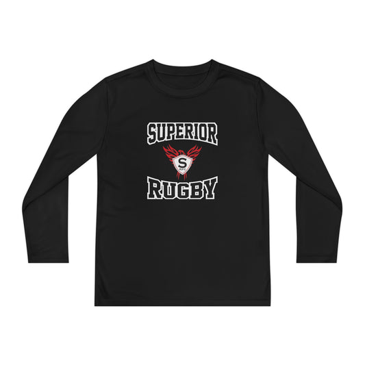 Youth Superior Rugby Football Sport-Tek Performance Long Sleeve Shirt