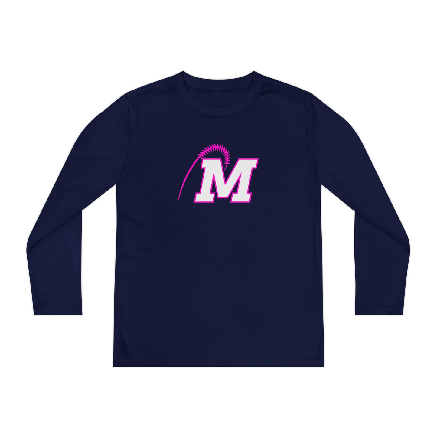 Girl's Milwood Little League Sport-Tek Performance Long Sleeve Shirt