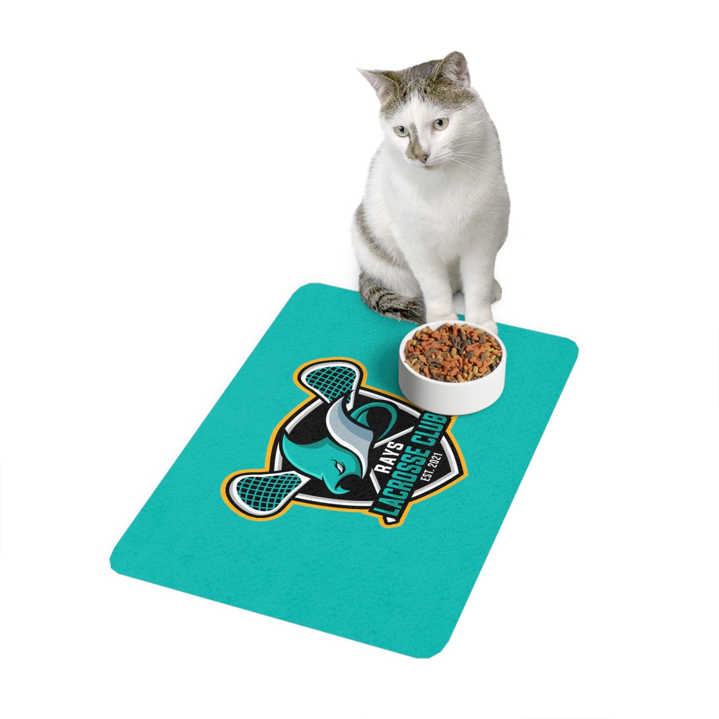 Rays Lacrosse Pet Food Mat (12"x18")