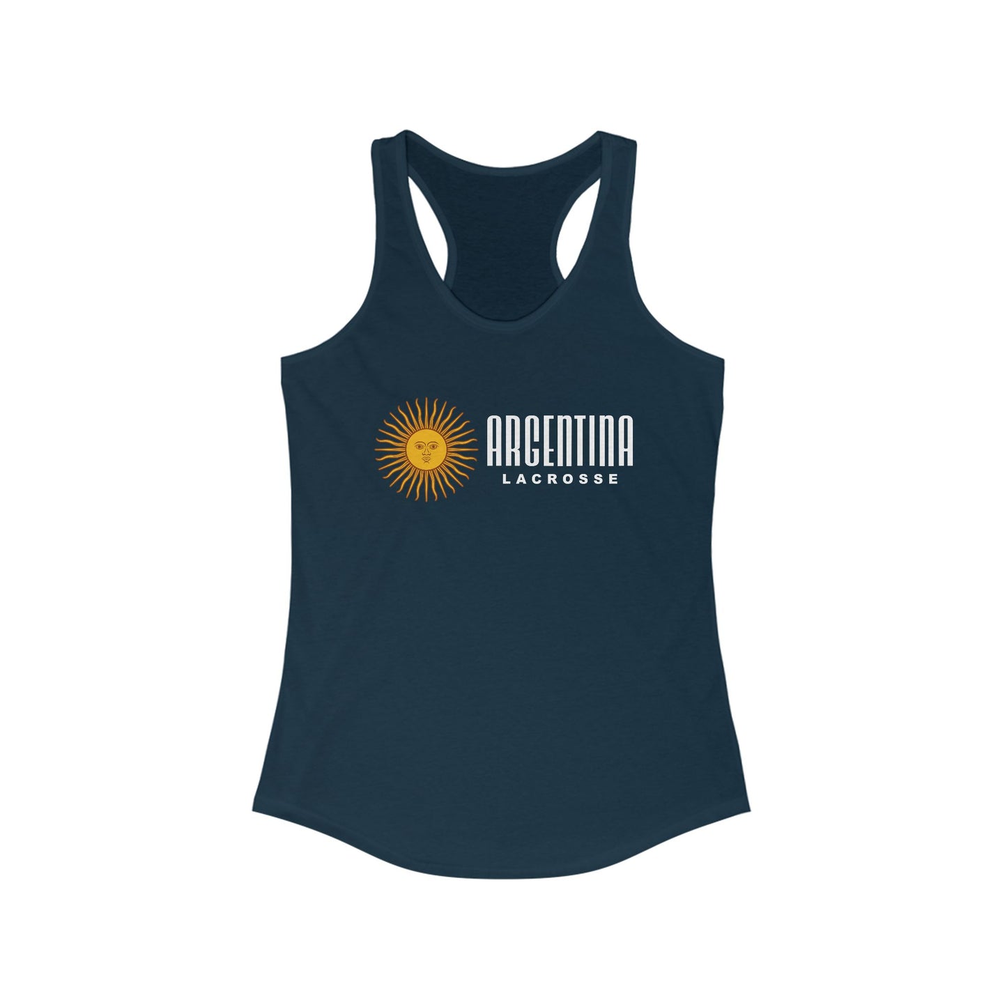 Women's Argentina Lacrosse Next Level Racerback Tank
