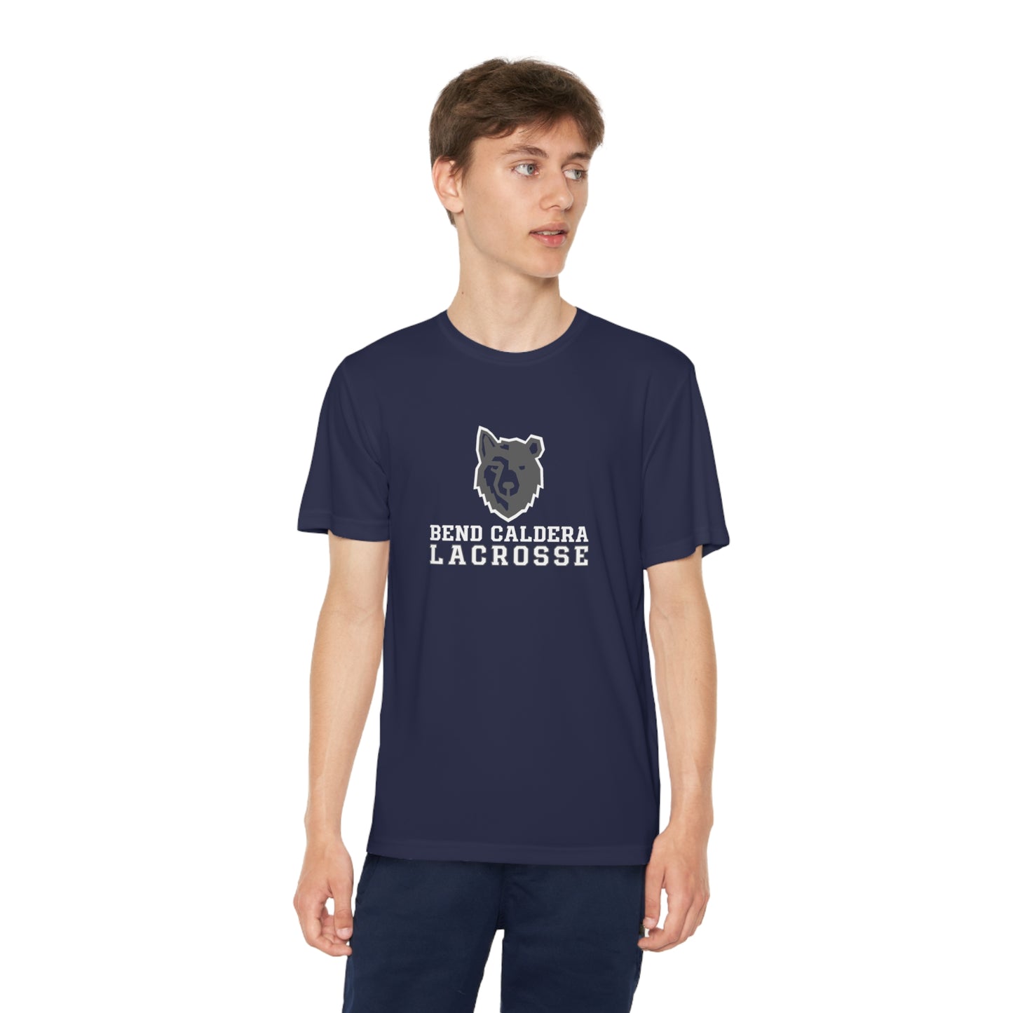 Youth Bend Caldera Lacrosse Sport-Tek Performance Tee