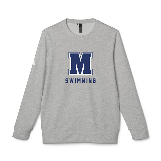 Adult Adidas Maclay Swimming Fleece Crewneck Sweatshirt