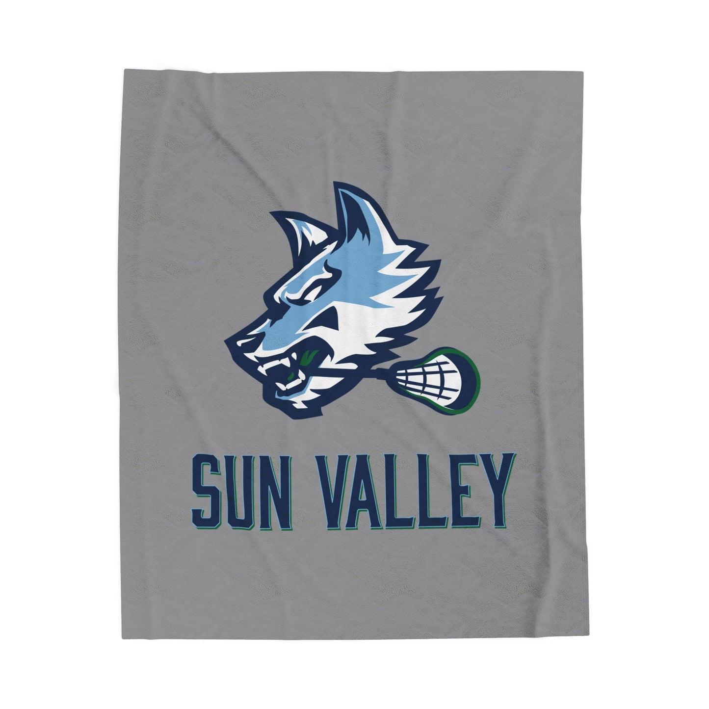 Sun Valley Lacrosse Velveteen Plush Blanket