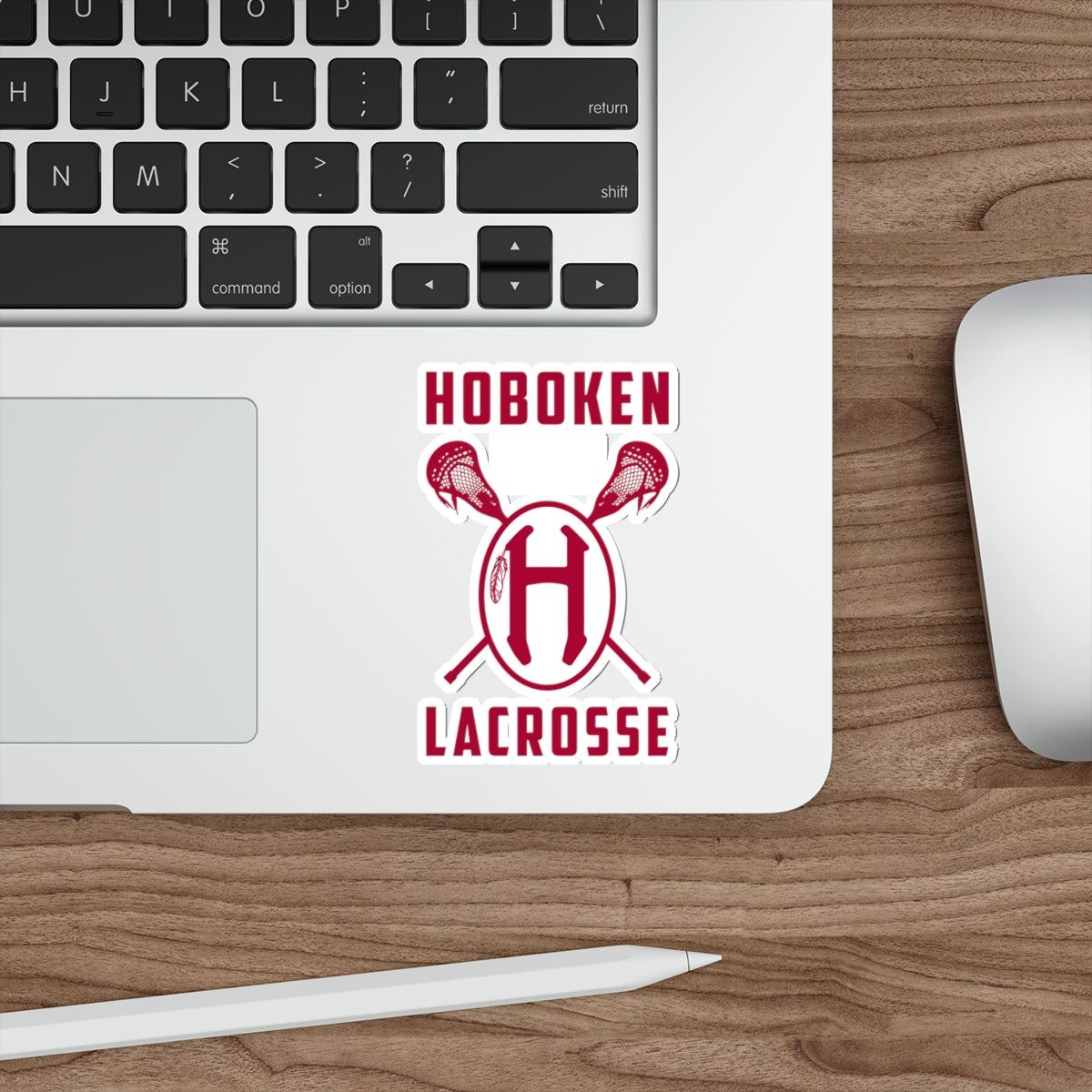 Hoboken Lacrosse Die-Cut Sticker