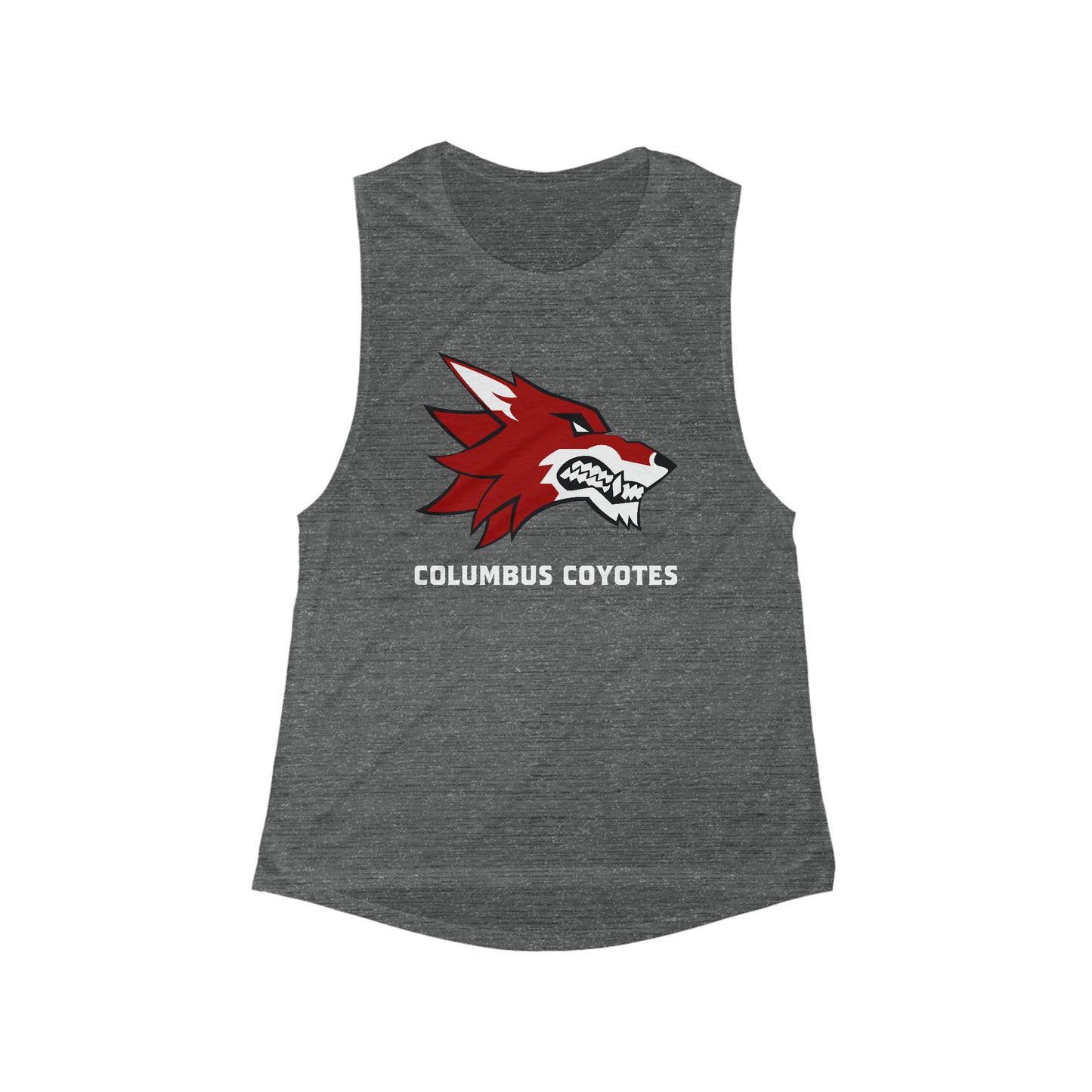 Women's Columbus Coyotes Bella + Canvas Flowy Scoop Sport Tank