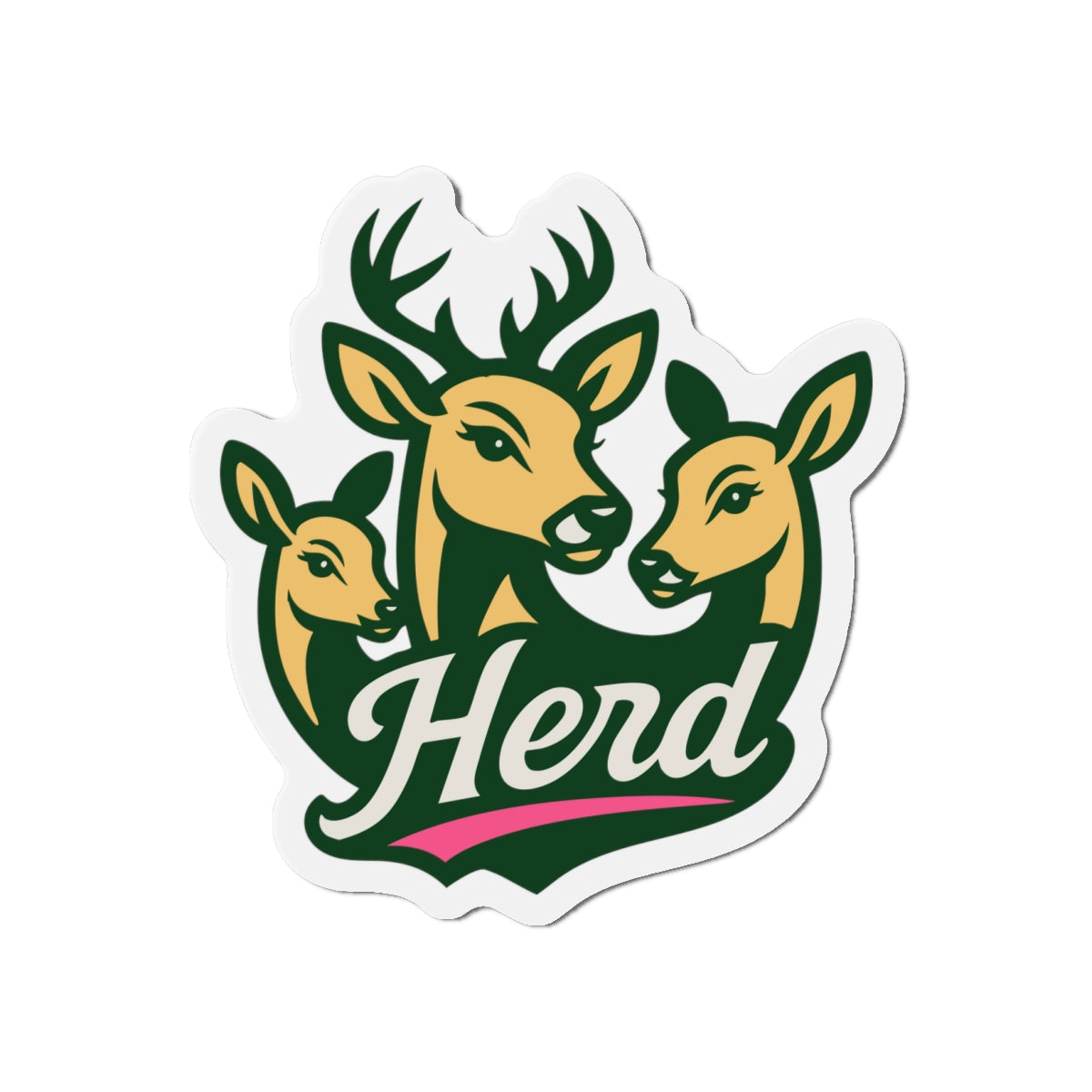 Herd Die-Cut Magnet
