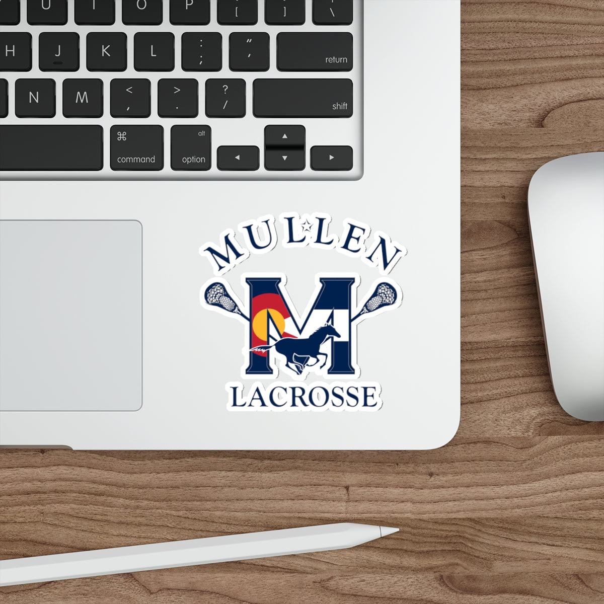 Mullen Lacrosse Die-Cut Sticker