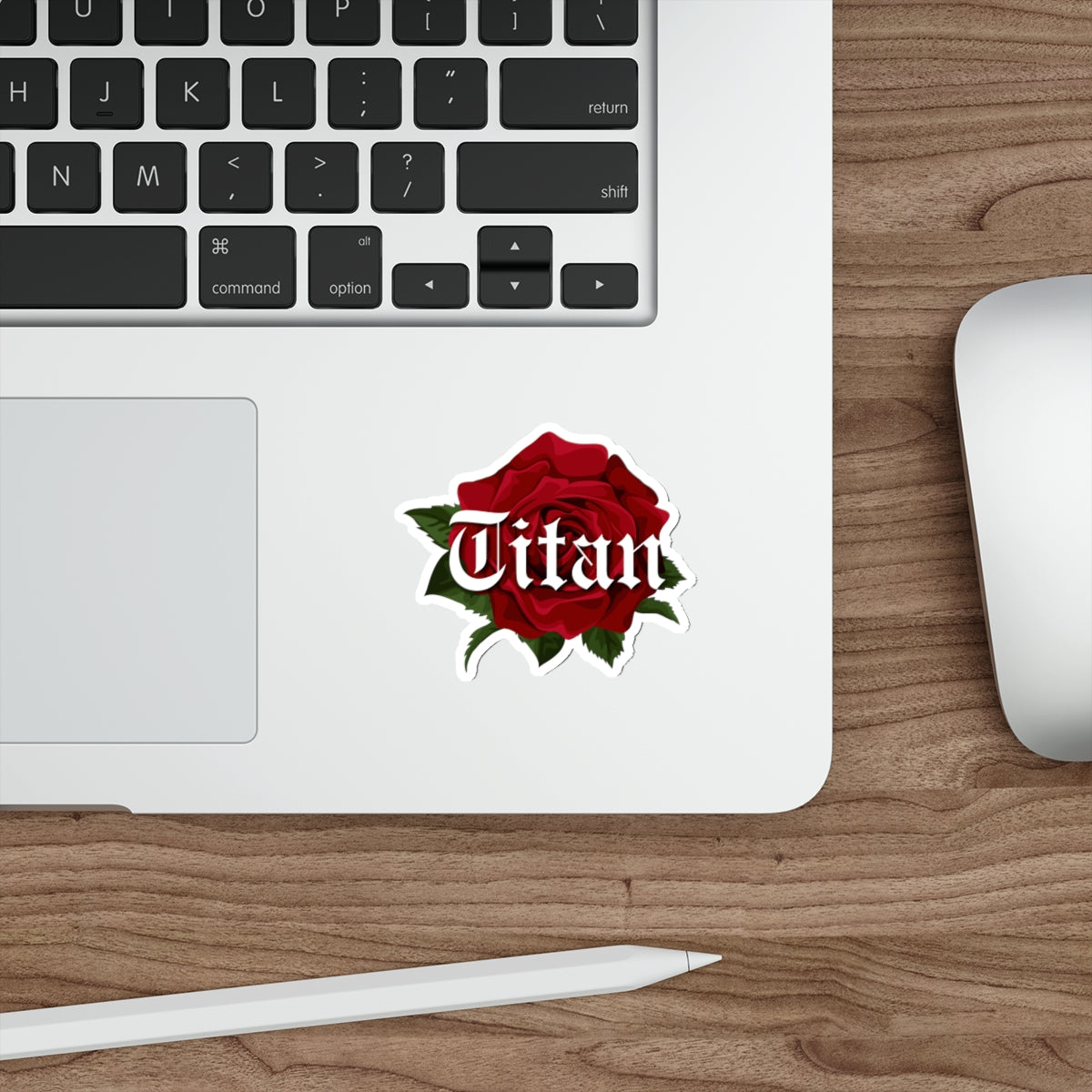 Titan Lacrosse Die-Cut  Sticker