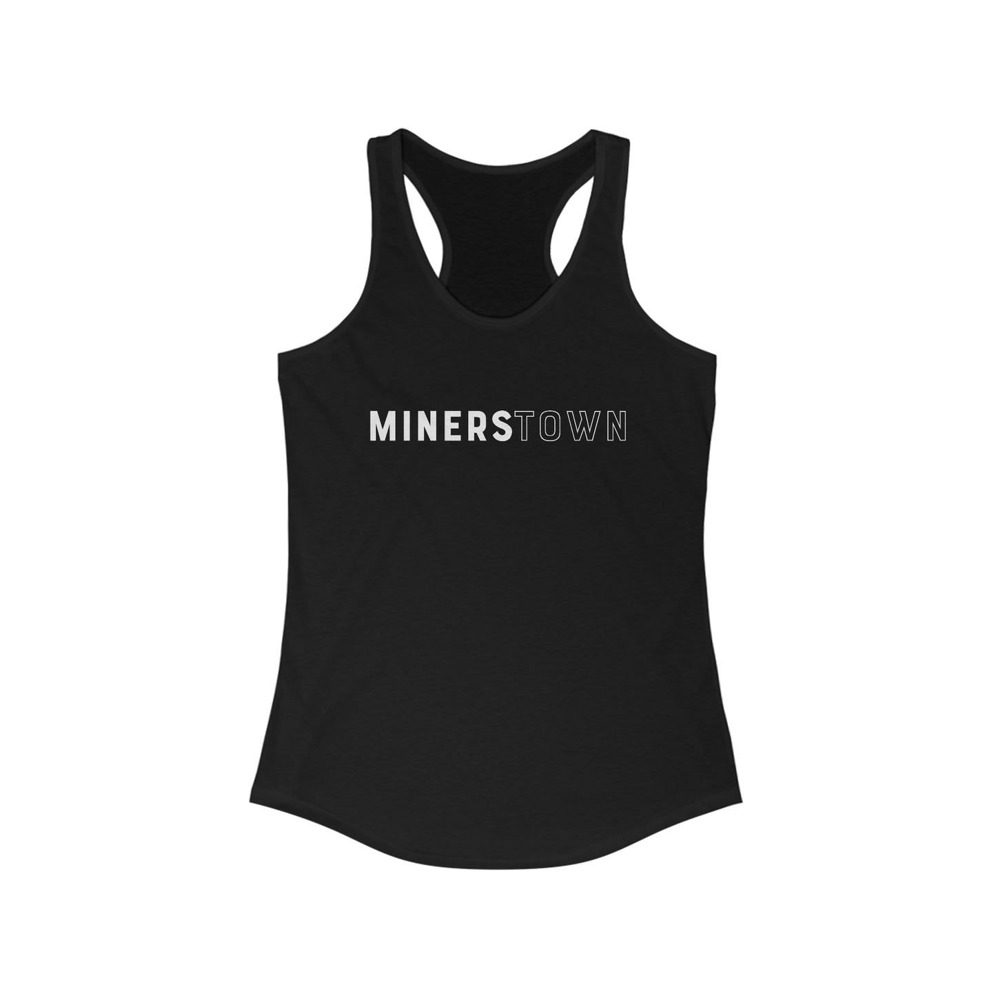 Women's Minerstown Next Level Racerback Tank