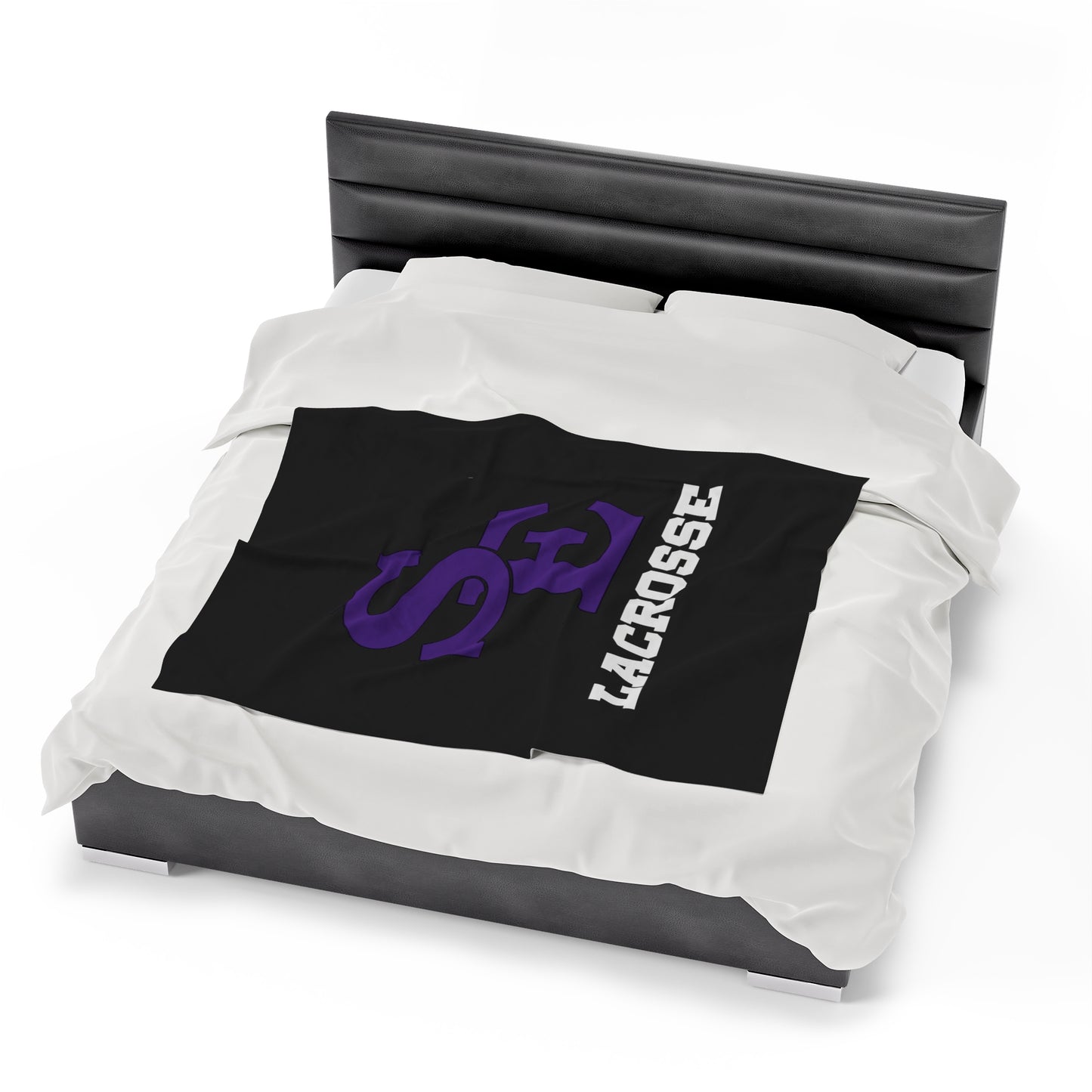 SE Lacrosse Velveteen Plush Blanket