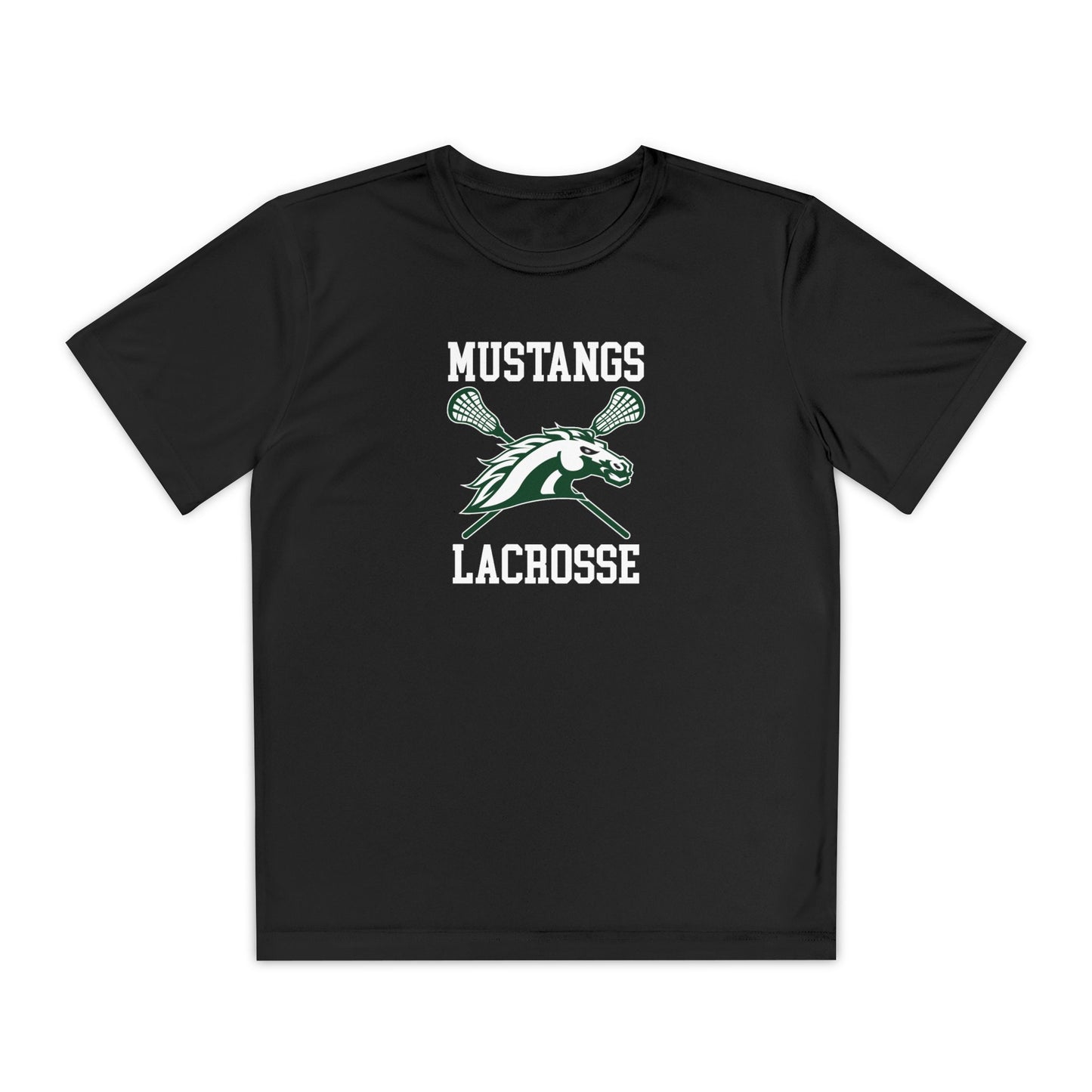 Youth Mustangs Lacrosse Sport-Tek Performance T-Shirt