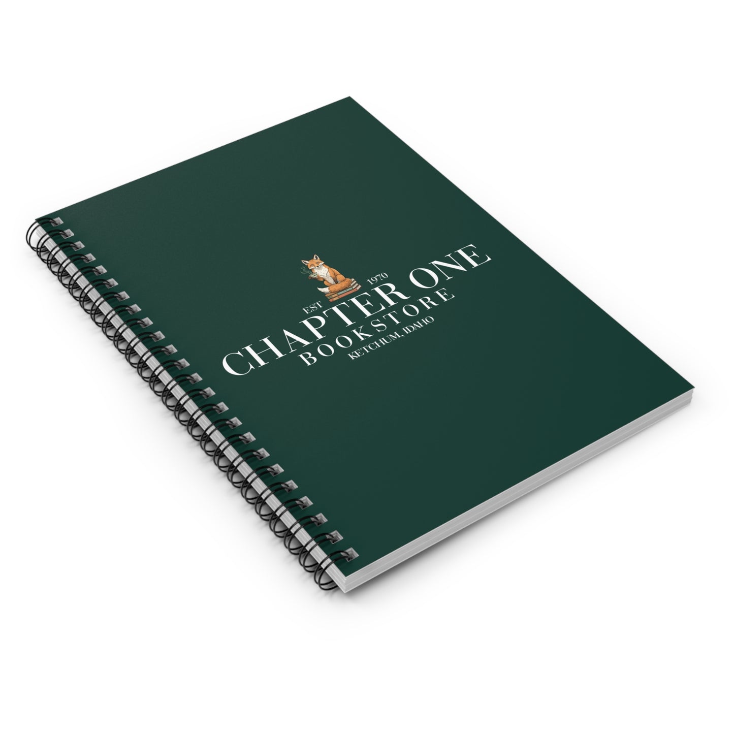 Chapter One Bookstore Spiral Notebook - Ruled Line  (8" x 6")