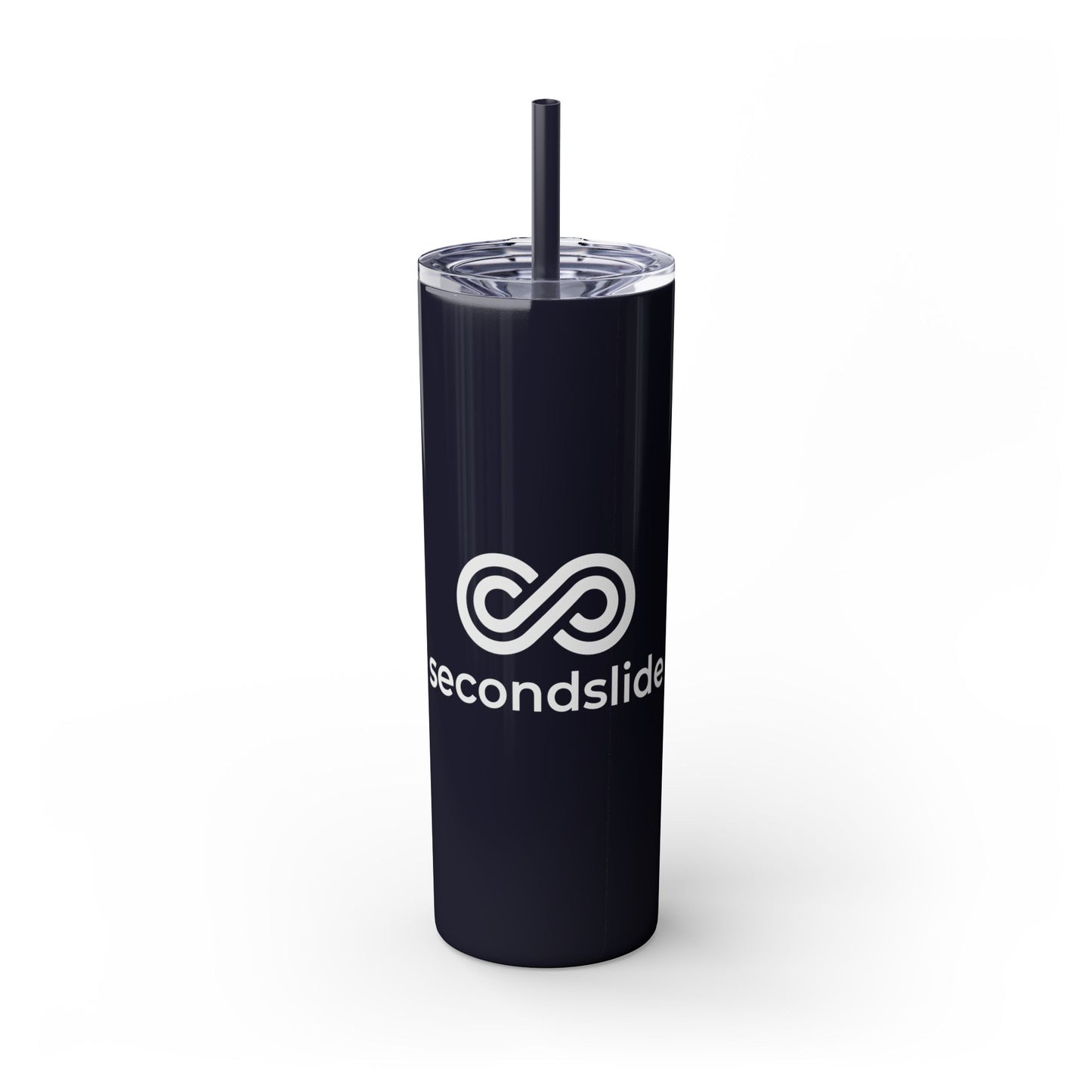 Secondslide Skinny Tumbler w/ Straw 20oz