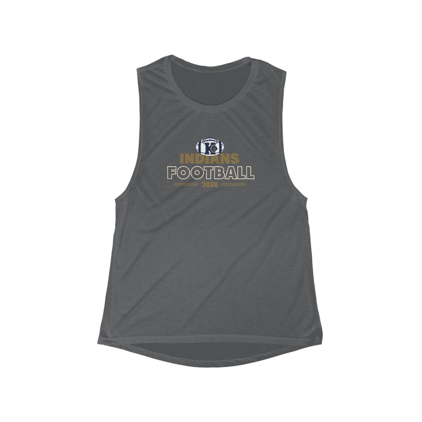 Women's Keller Football Flowy Scoop Muscle Tank
