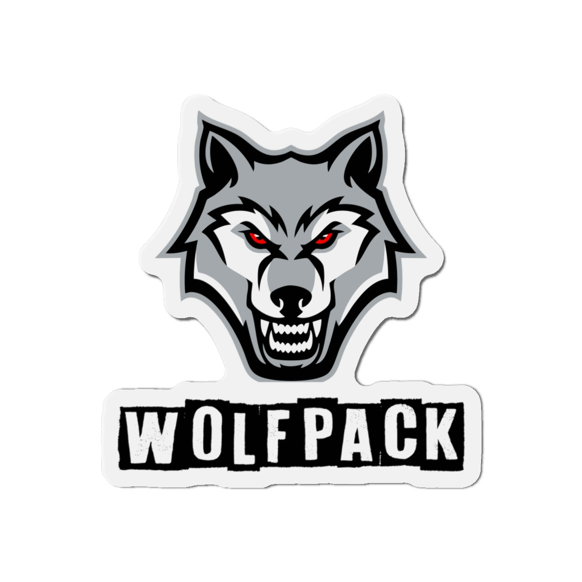 Wolfpack Die-Cut Magnet