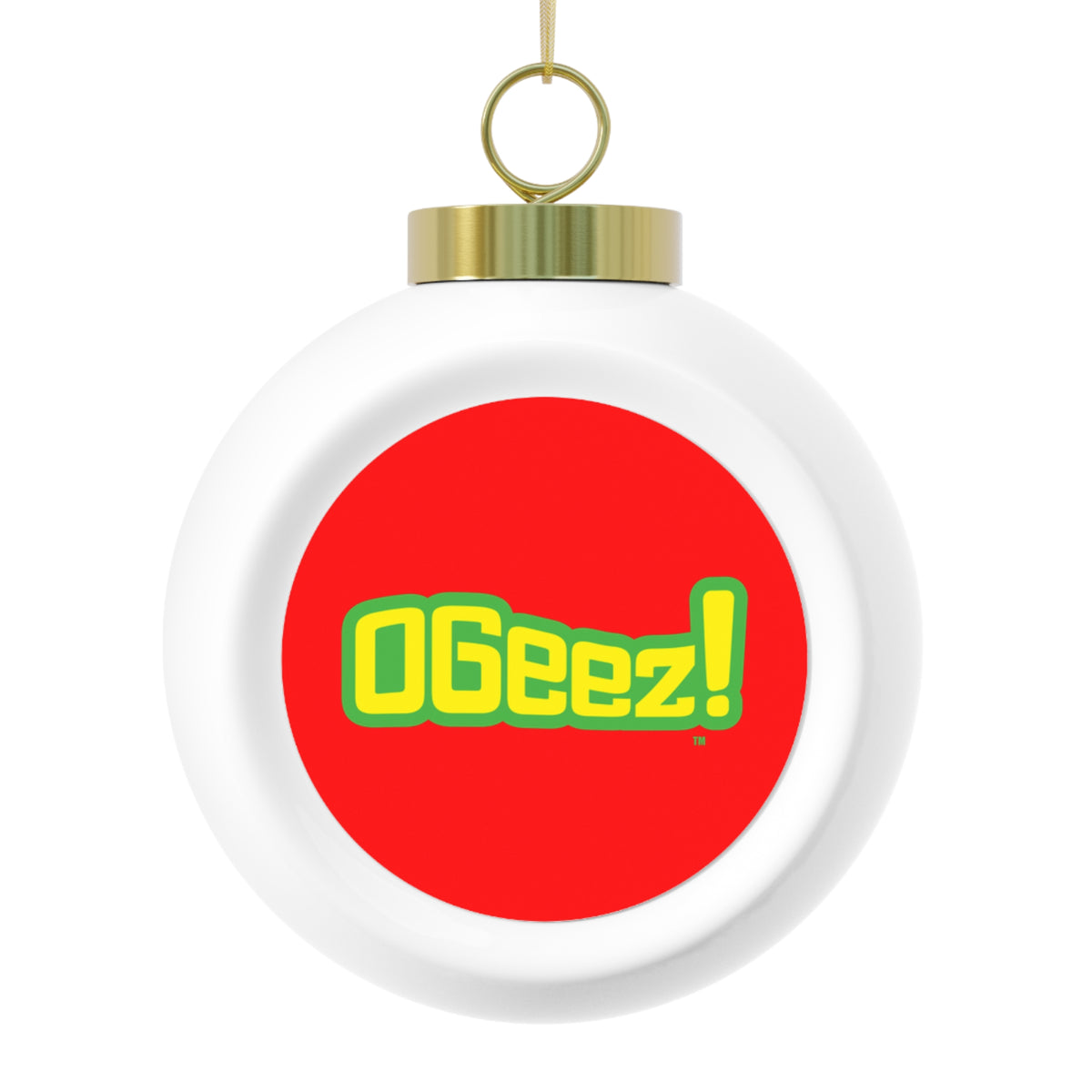 OGeez Christmas Ball Ornament