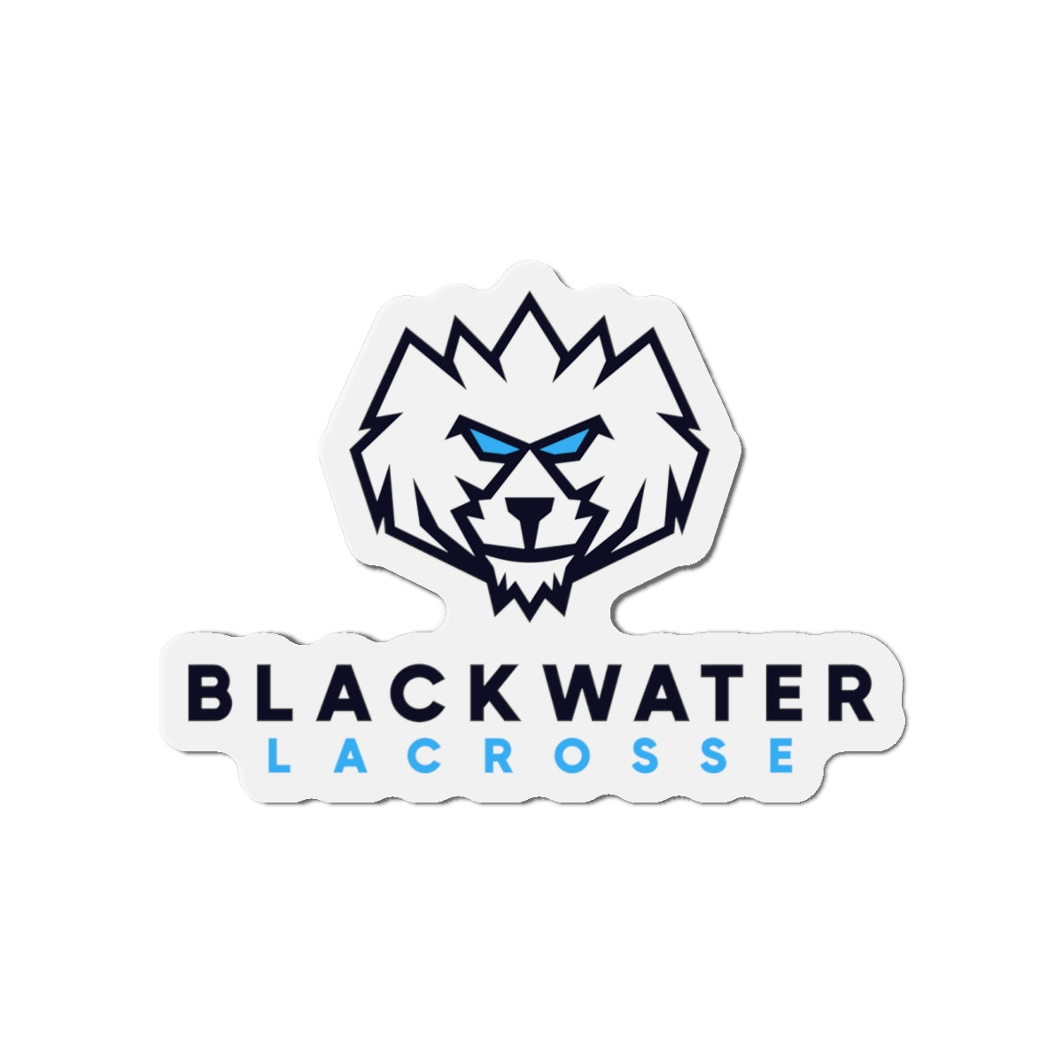 Blackwater Lacrosse Die-Cut Magnet