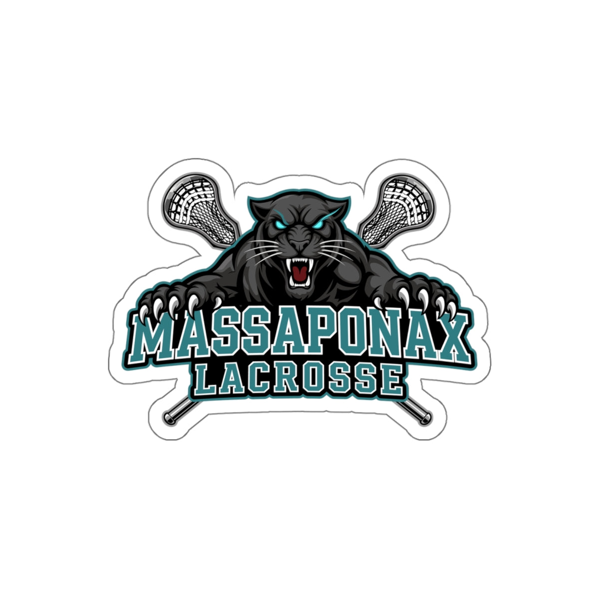 Massaponax Lacrosse Die-Cut Sticker