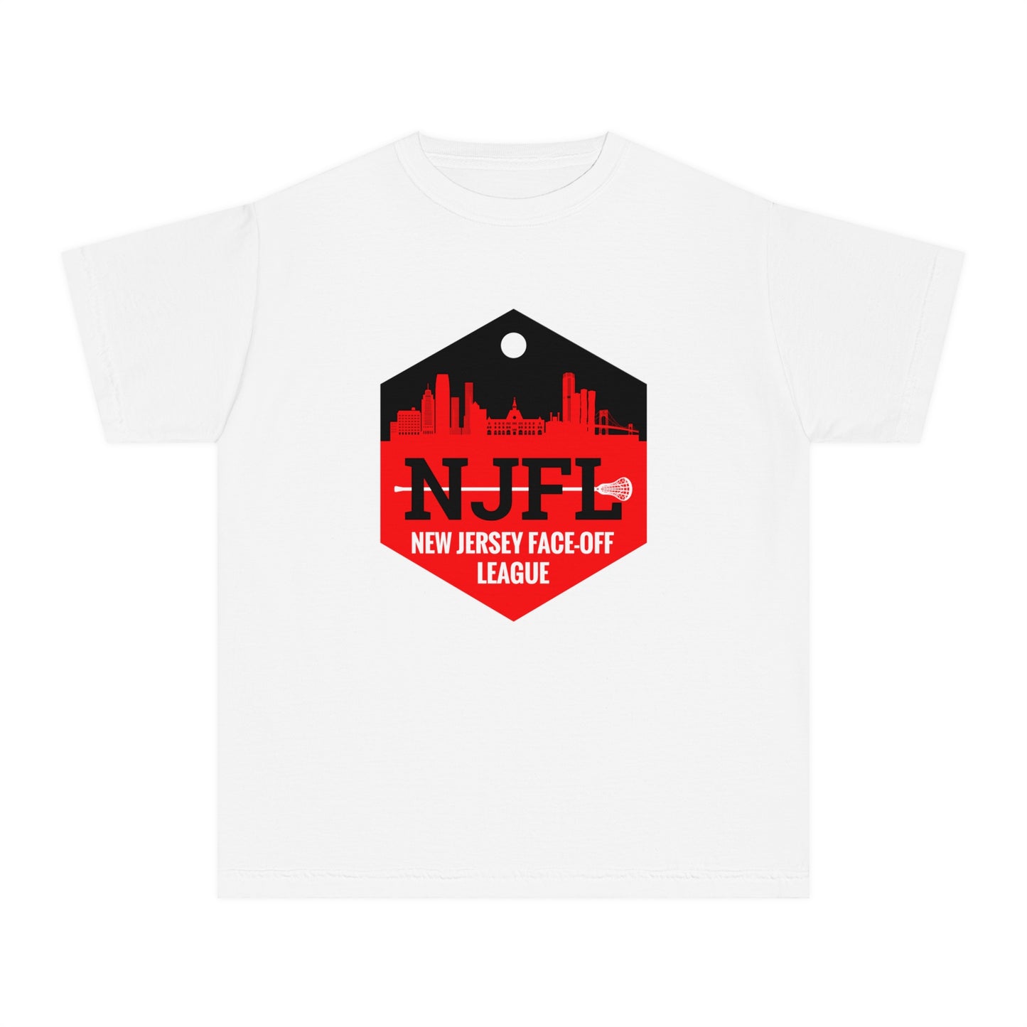 Youth NJFL Comfort Colors Garment-Dyed T-Shirt
