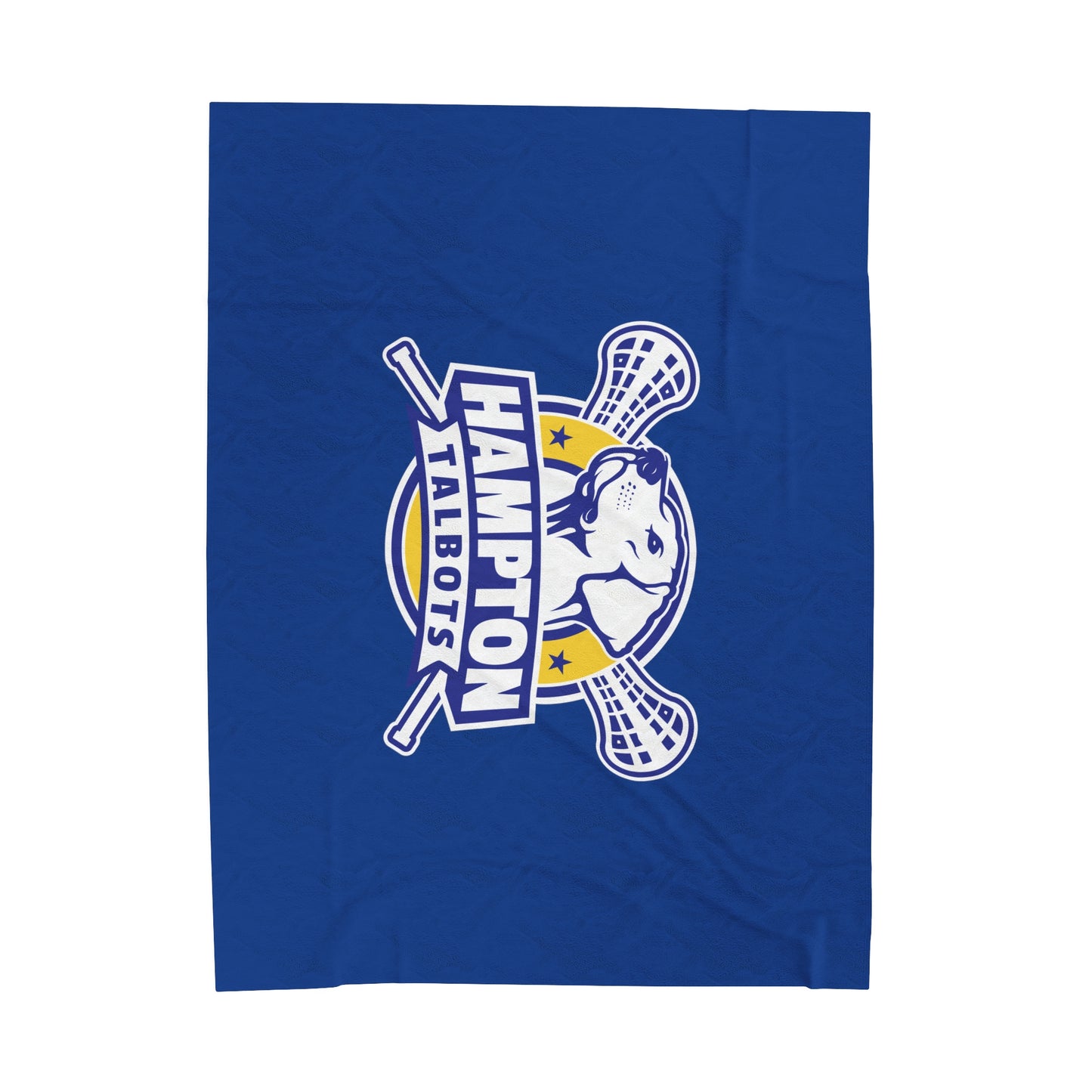 Hampton Lacrosse Velveteen Plush Blanket (60" x 80")