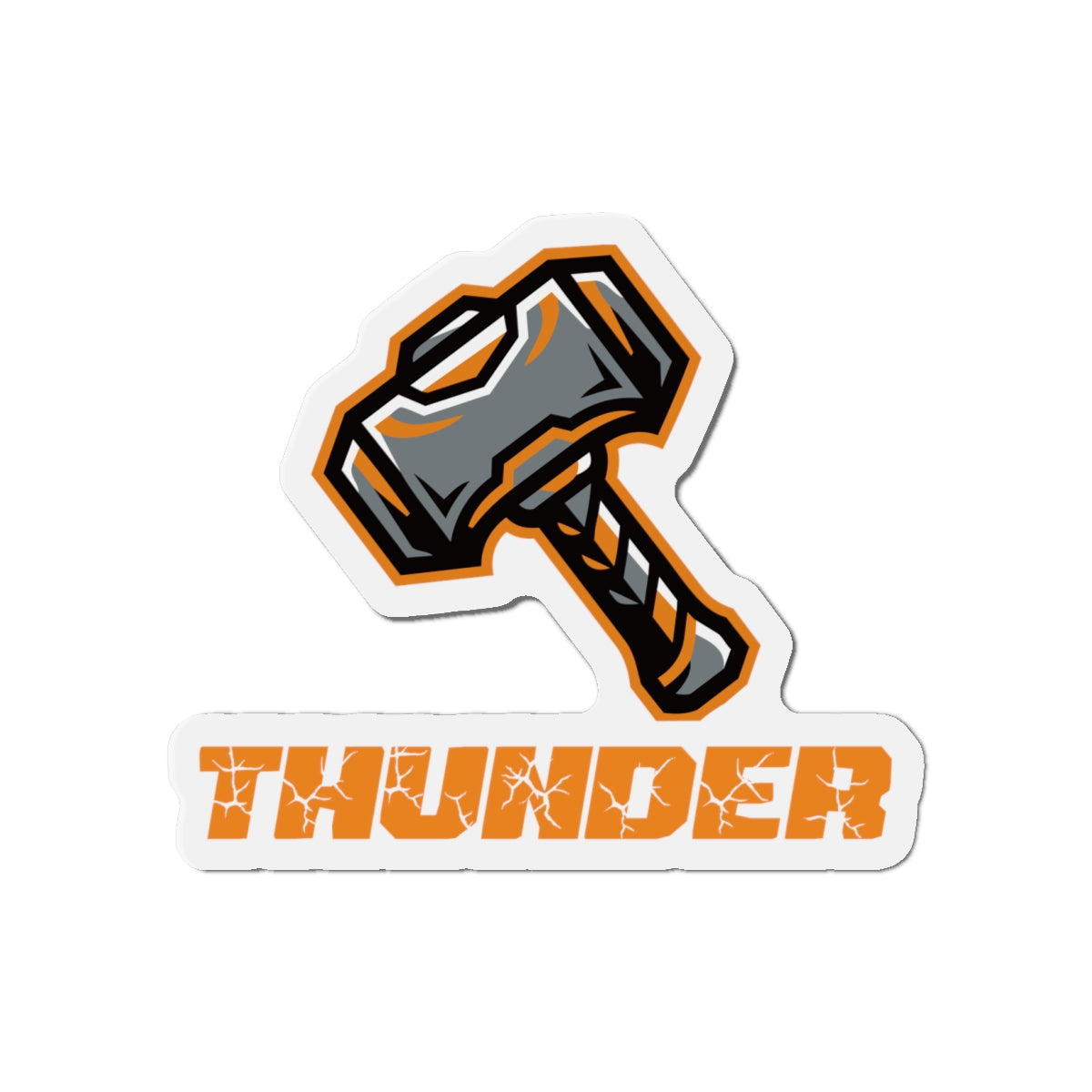 Thunder Die-Cut Magnet