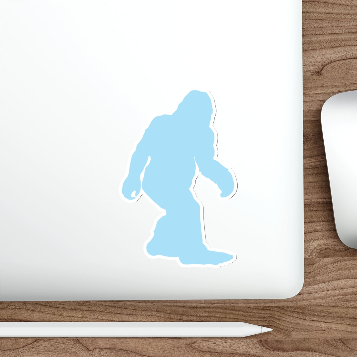 Sasquatch Lacrosse Die Cut Sticker
