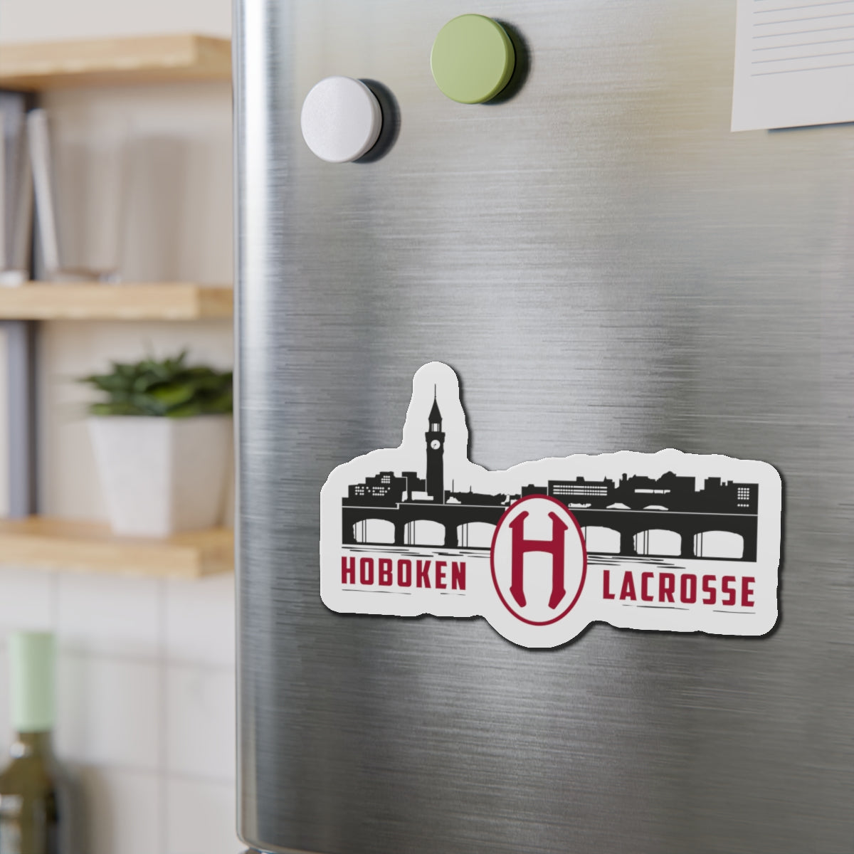 Hoboken Lacrosse Magnet
